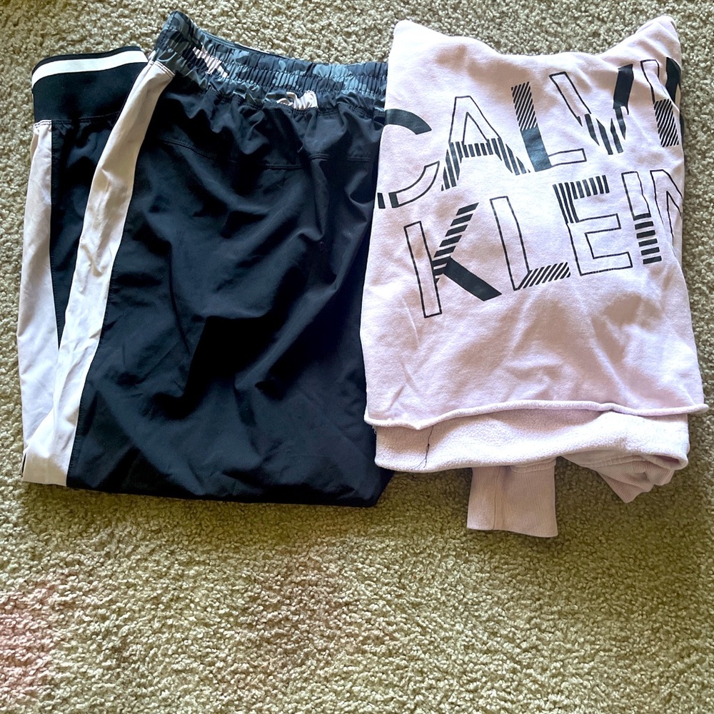 Calvin Klein mauve pink jogger set